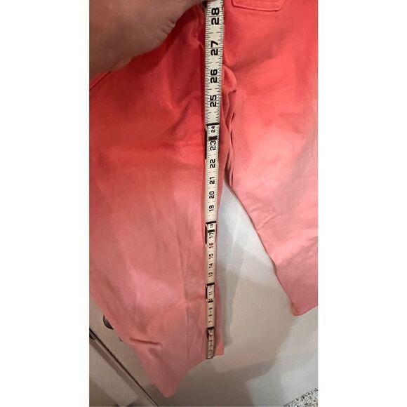 Levi's Women's Mid-Rise Skinny Colored Stretch Casual Jeans in Coral Size 32 - Picture 8 of 13